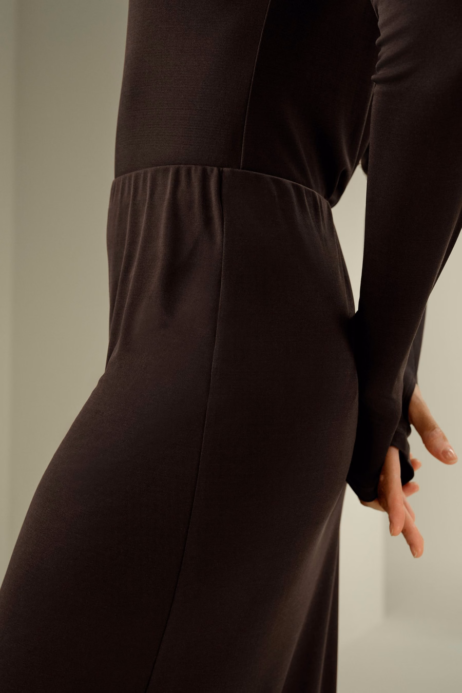 Elegante Gonna Midi in Seta