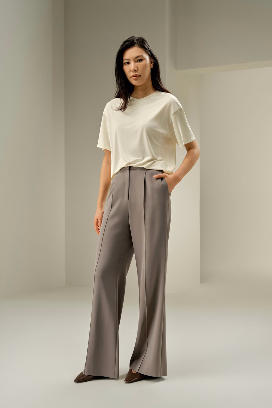 Maglietta Oversized in Jersey di Seta
