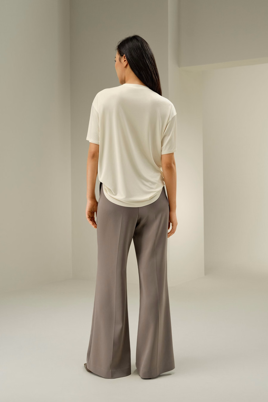 Maglietta Oversized in Jersey di Seta