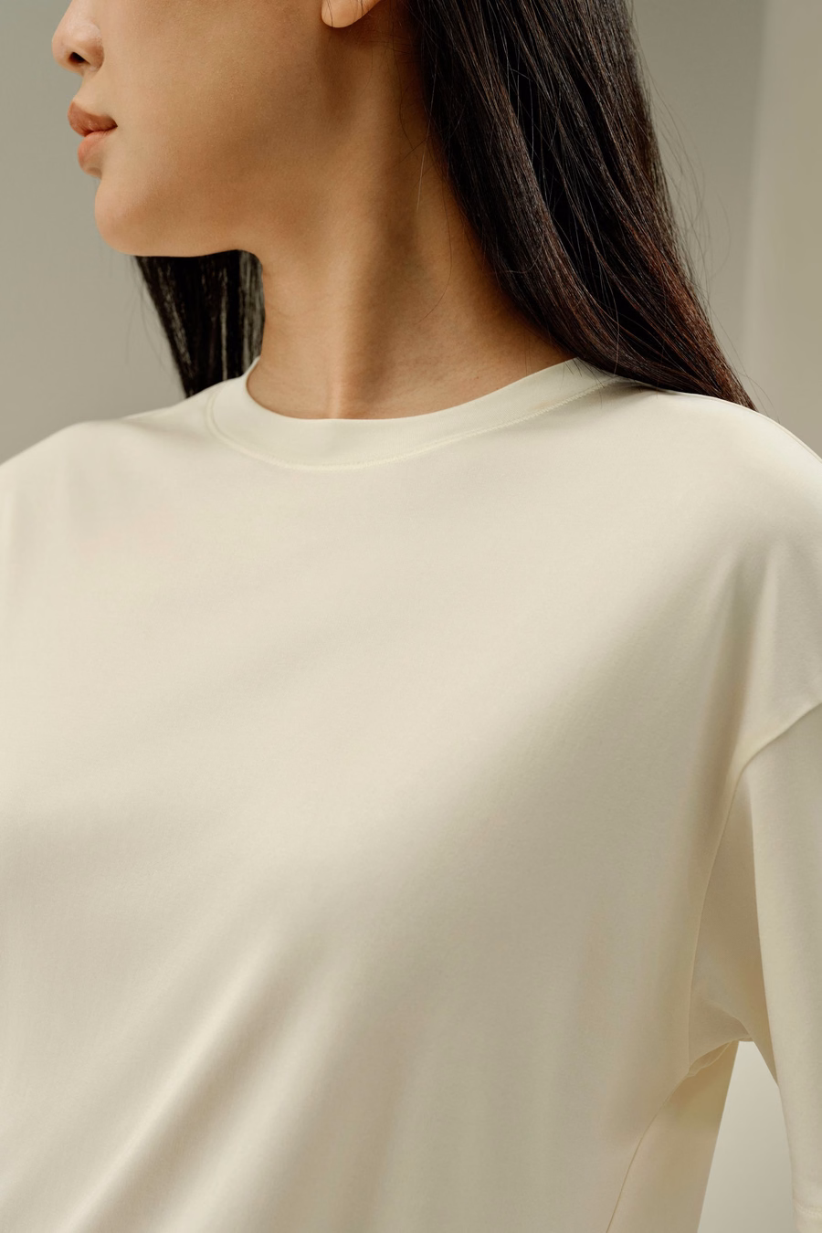 Maglietta Oversized in Jersey di Seta