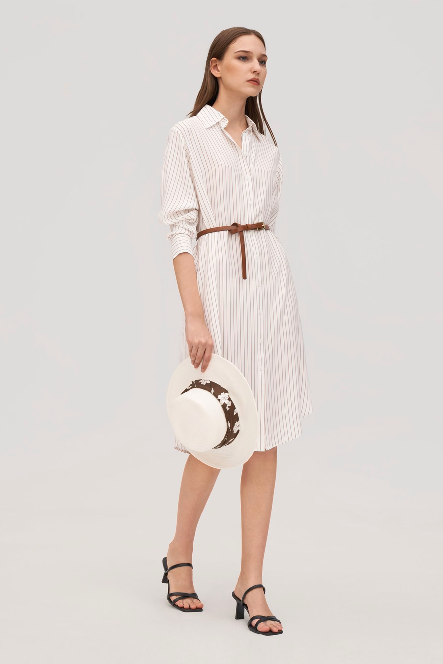 Vestito Camicia a Righe Freesia