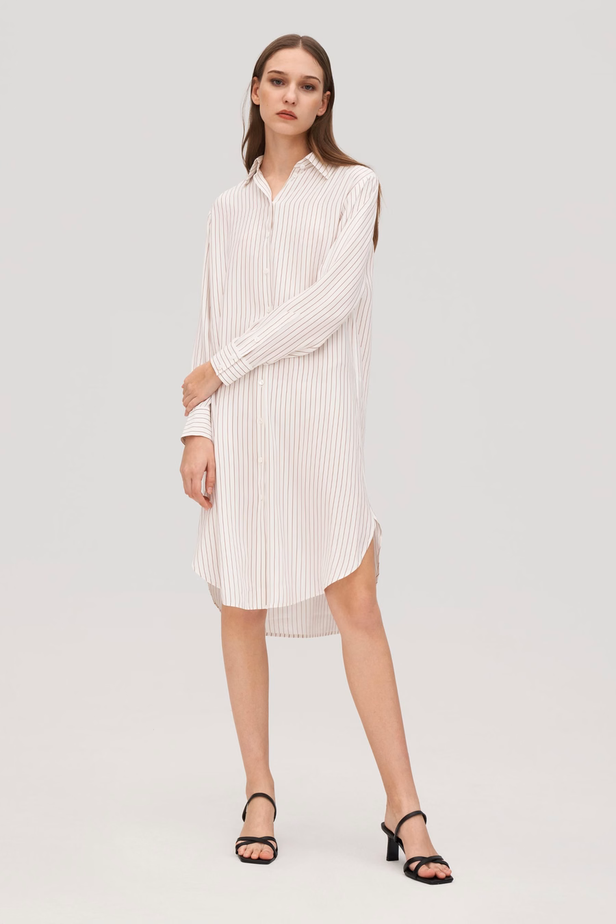 Vestito Camicia a Righe Freesia