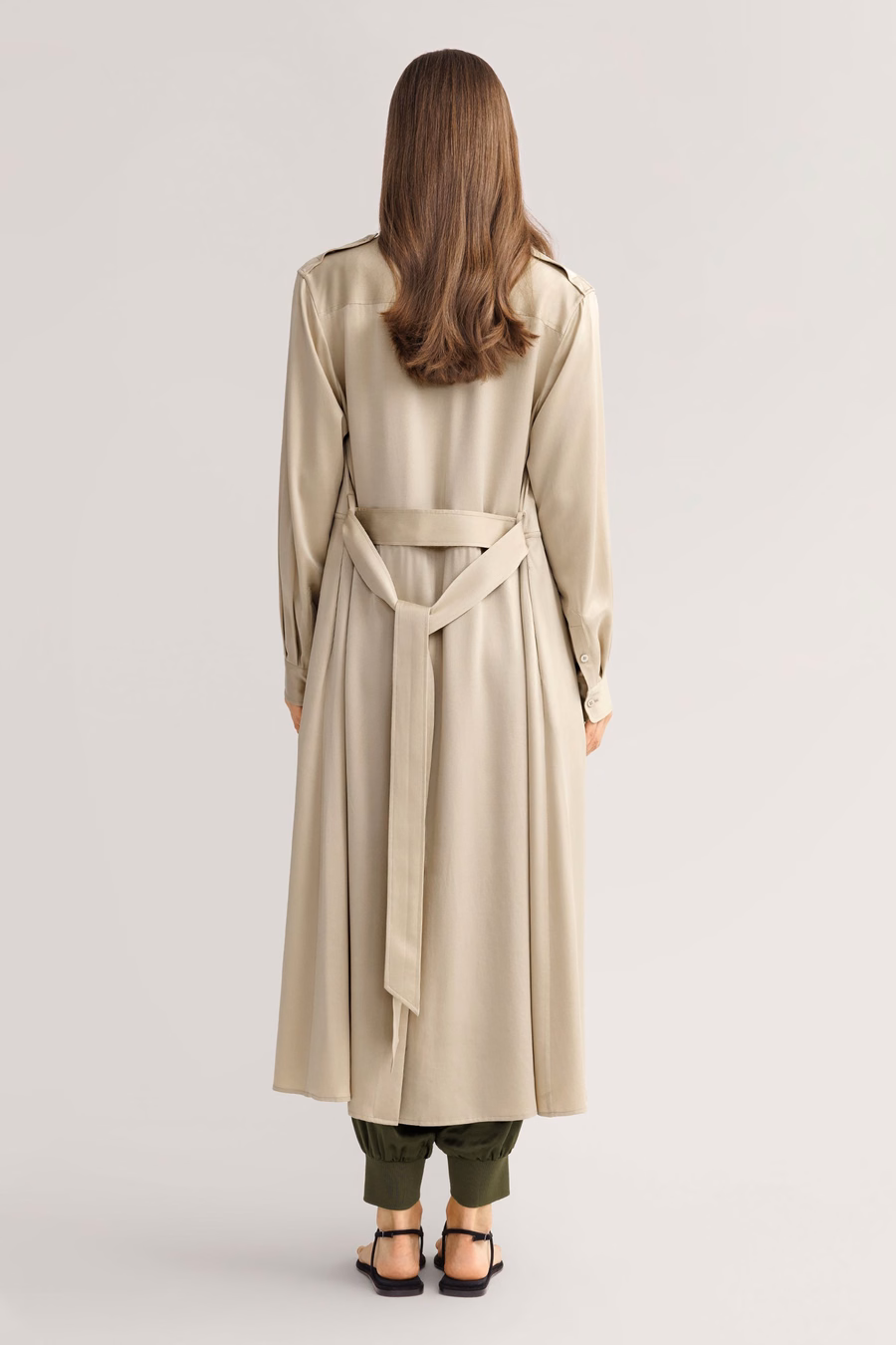 Abito Trench Pocket Lavato SABBIA