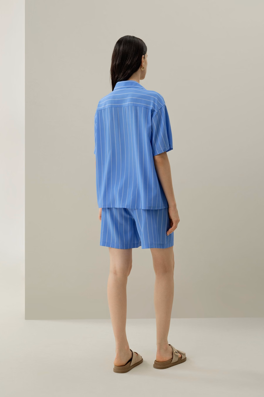 Amalfi Striped Cuban Collar Shirt