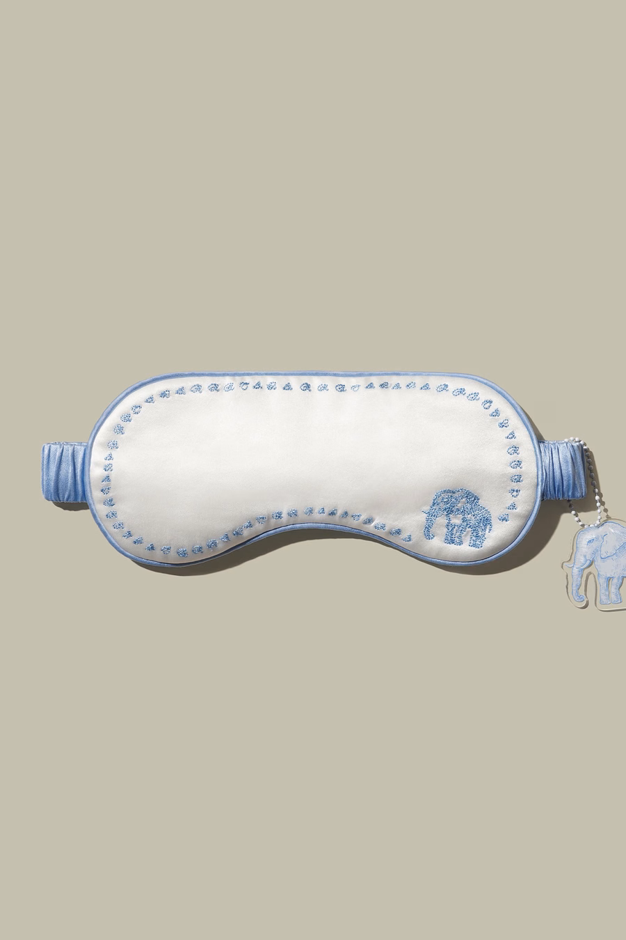 Maschera da sonno in seta ricamata La Terra