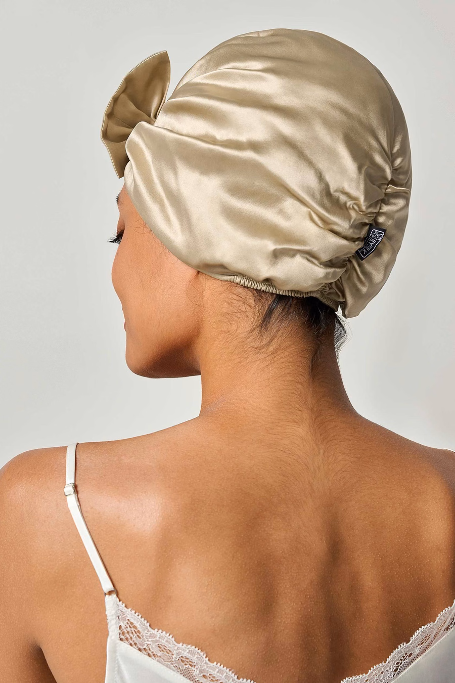 Vintage Bow-Knot Sleep Cap