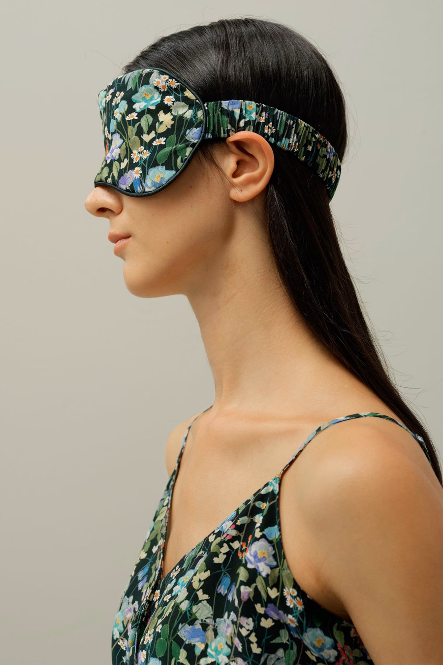 Mascherina per gli occhi Fairytale Forest - Realizzata con tessuto Liberty