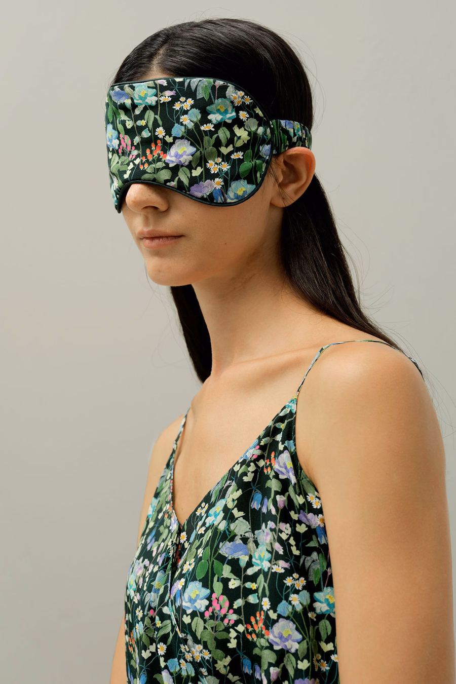 Mascherina per gli occhi Fairytale Forest - Realizzata con tessuto Liberty