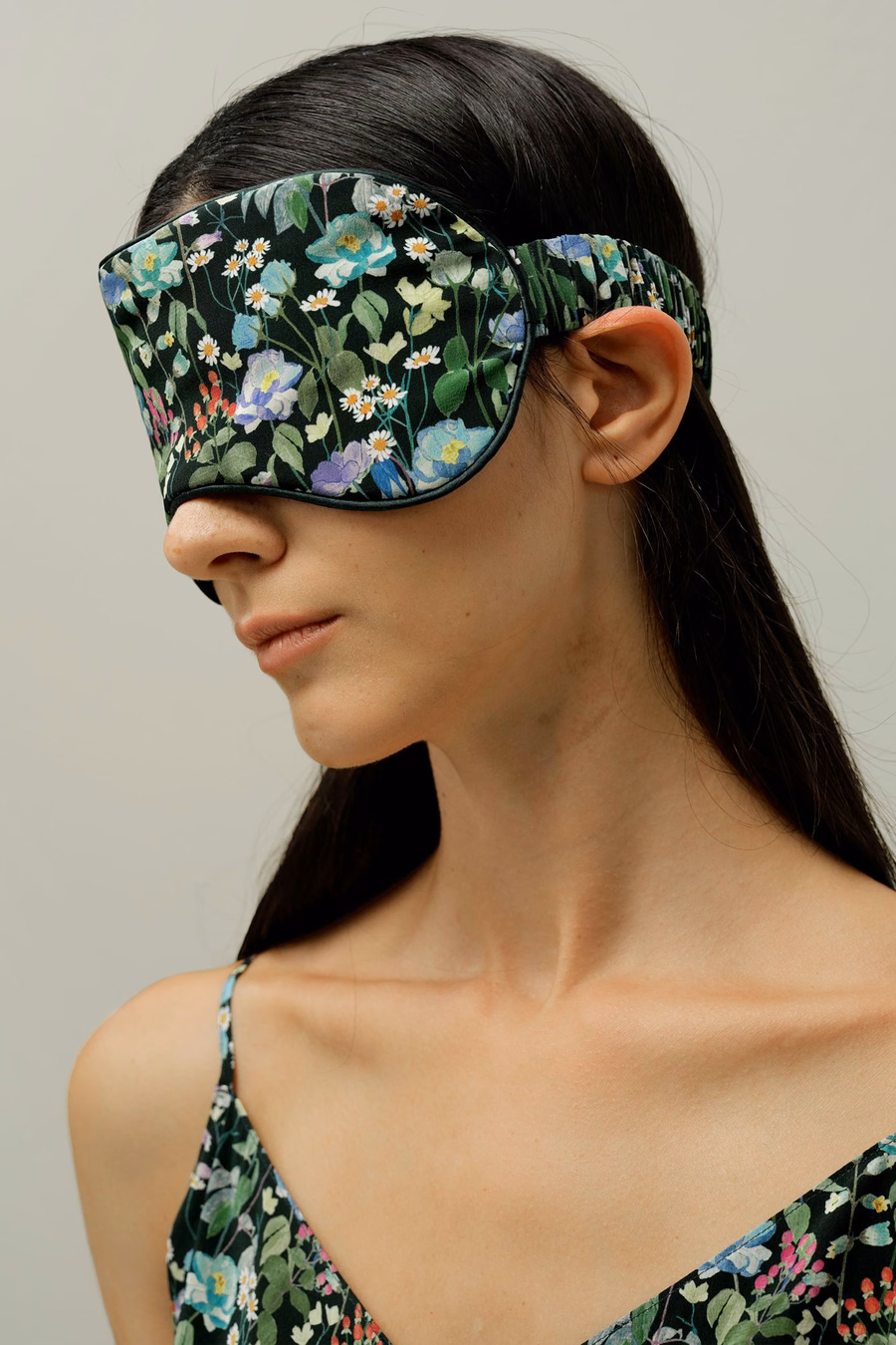 Mascherina per gli occhi Fairytale Forest - Realizzata con tessuto Liberty