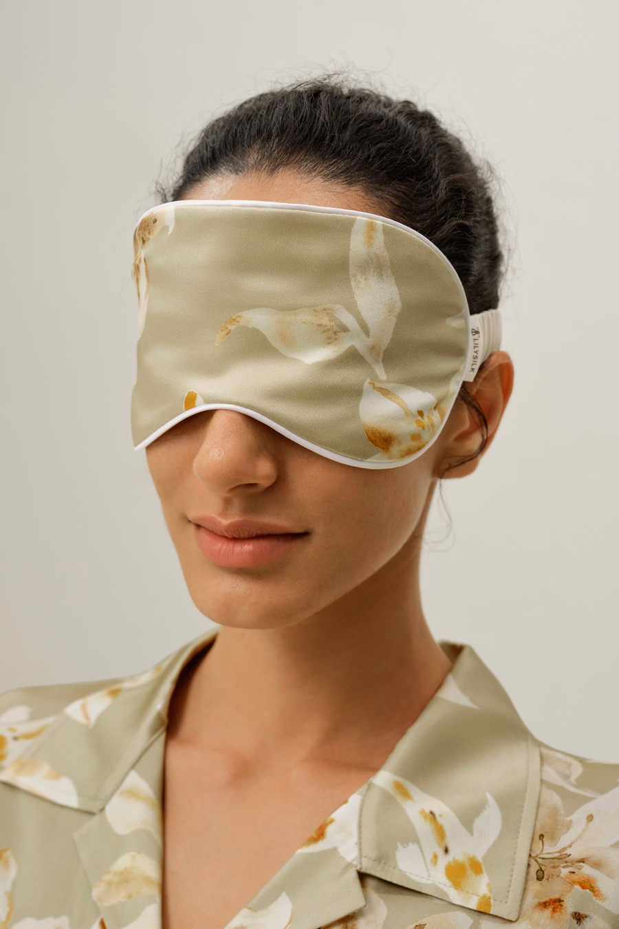 Maschera per occhi in seta Zodiac Pesci