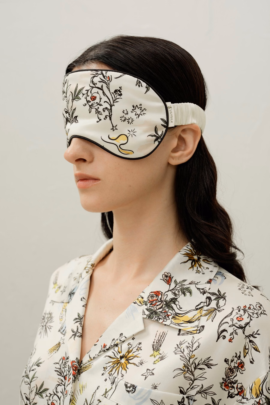 Maschera per gli Occhi di Seta Zodiacale del Bilancia